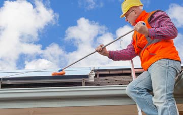 Podington soft wash roof cleaning